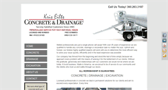 Desktop Screenshot of kriseiltsconcrete.com